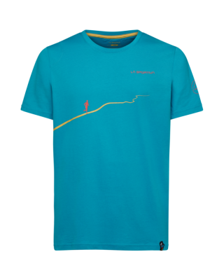 Pánske tričko LA SPORTIVA Trail T-Shirt M Tropic Blue